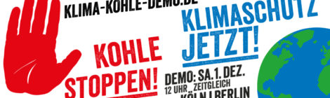 Klima schützen - Kohle stoppen!